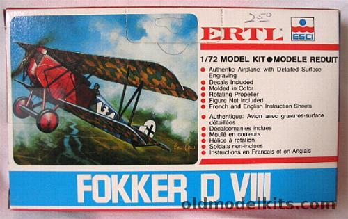 ESCI 1/72 Fokker D-VIII, 8247 plastic model kit